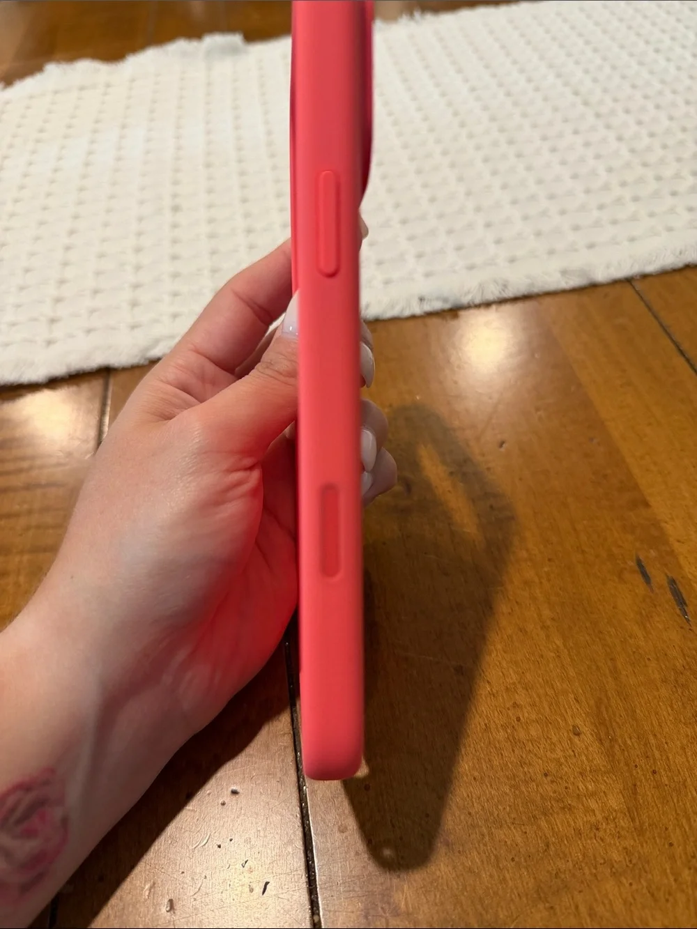 Apple Silicone iPhone Case Bright Guava